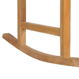 vidaXL Rocking Chair Solid Teak Wood | SKU: 44992 | Barcode: 8718475713975