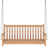 vidaXL Swing Bench Solid Teak 120x60x57.5 cm Brown | SKU: 44995 | Barcode: 8718475714002