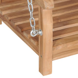 vidaXL Swing Bench Solid Teak 120x60x57.5 cm Brown | SKU: 44995 | Barcode: 8718475714002