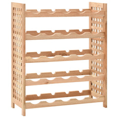 vidaXL Wine Rack For 25 Bottles Solid Walnut Wood 63x25x73 cm | SKU: 247101 | Barcode: 8718475715108