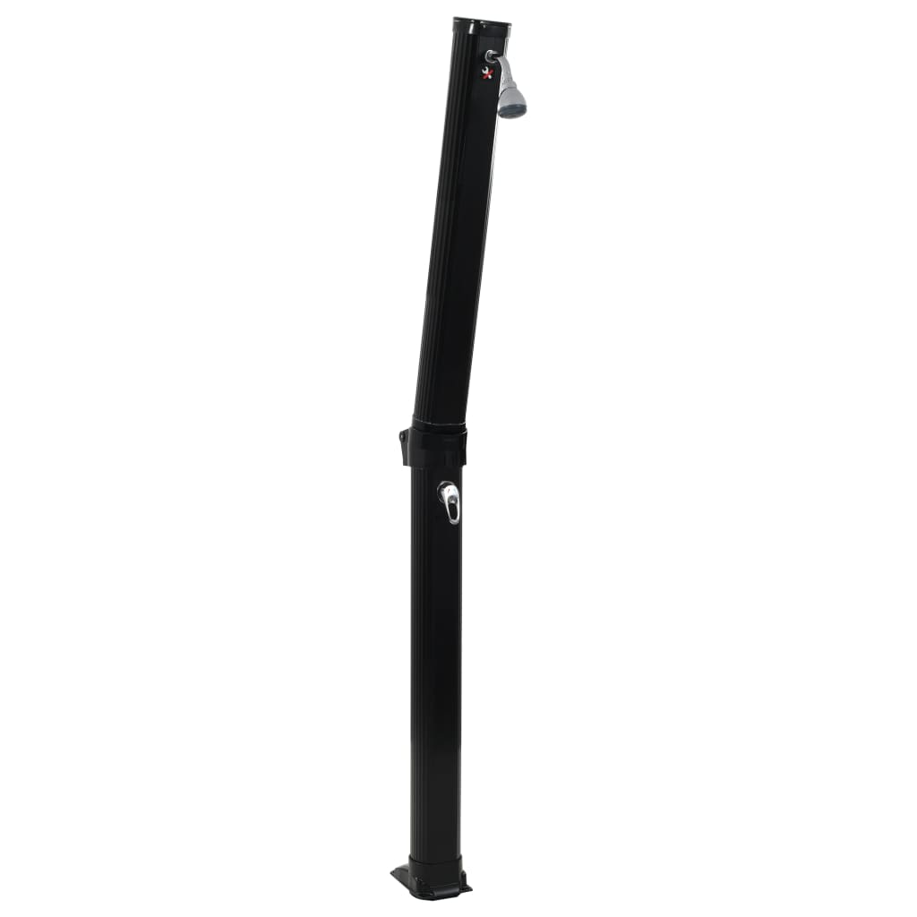 vidaXL Foldable Solar Shower Black 214 cm 23 L | SKU: 91719 | Barcode: 8718475719014