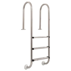 vidaXL Pool Ladder 3 Steps Stainless Steel 304 120 cm N2 | SKU: 91759 | Barcode: 8718475719298