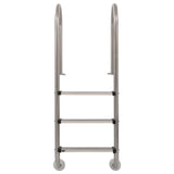 vidaXL Pool Ladder 3 Steps Stainless Steel 304 120 cm N2 | SKU: 91759 | Barcode: 8718475719298
