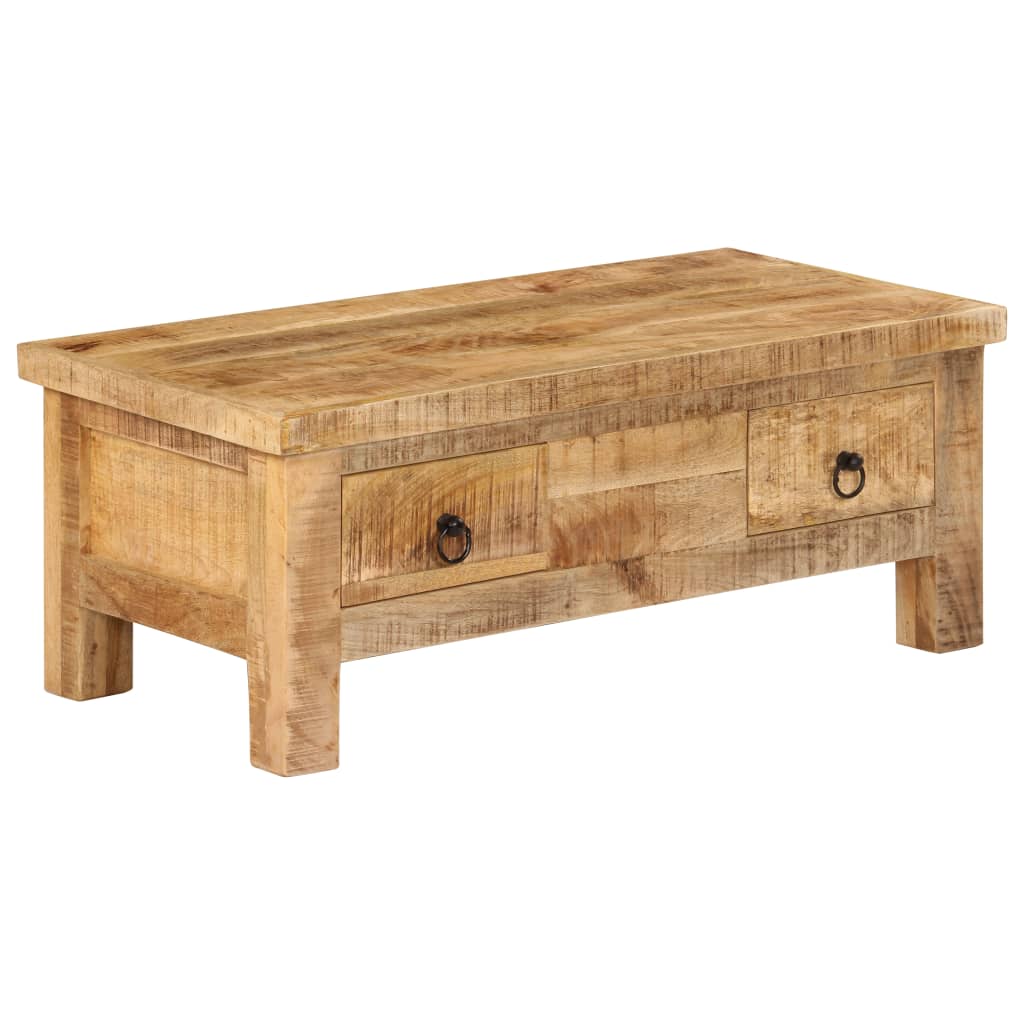 vidaXL Coffee Table 90x45x35 cm Solid Mango Wood | SKU: 247326 | Barcode: 8718475741381