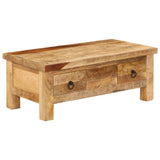vidaXL Coffee Table 90x45x35 cm Solid Mango Wood | SKU: 247326 | Barcode: 8718475741381