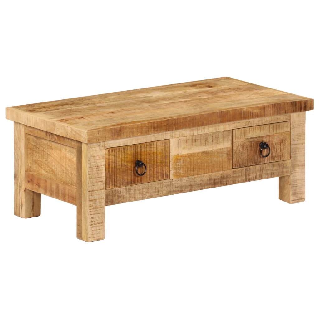 vidaXL Coffee Table 90x45x35 cm Solid Mango Wood | SKU: 247326 | Barcode: 8718475741381