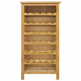 vidaXL Wine Cabinet 56x32x110 cm Solid Oak Wood | SKU: 247464 | Barcode: 8718475742876
