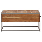 vidaXL Coffee Table 75x75x35 cm Solid Acacia Wood | SKU: 247585 | Barcode: 8718475743019