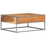 vidaXL Coffee Table 75x75x35 cm Solid Acacia Wood | SKU: 247585 | Barcode: 8718475743019