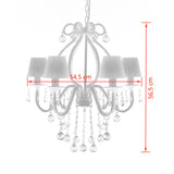 Chandelier With 2300 Crystals White | SKU: 60338 | Barcode: 8718475807247