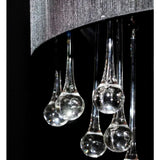 vidaXL Chandelier With 85 Crystals Black | SKU: 60344 | Barcode: 8718475807308