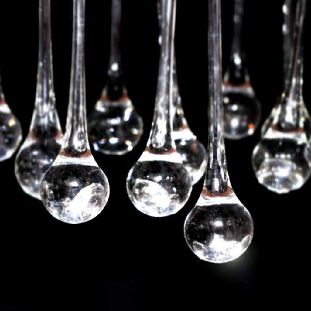 vidaXL Chandelier With 85 Crystals White  | SKU: 60345 | Barcode: 8718475807315