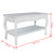 vidaXL Coffee Table 2 Tiers MDF White | SKU: 60629 | Barcode: 8718475830566