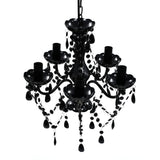 vidaXL BLACK Crystal Light 5 Bulb | SKU: 240308 | Barcode: 8718475842200