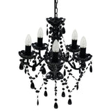 vidaXL BLACK Crystal Light 5 Bulb | SKU: 240308 | Barcode: 8718475842200