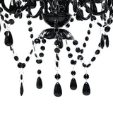 vidaXL BLACK Crystal Light 5 Bulb | SKU: 240308 | Barcode: 8718475842200