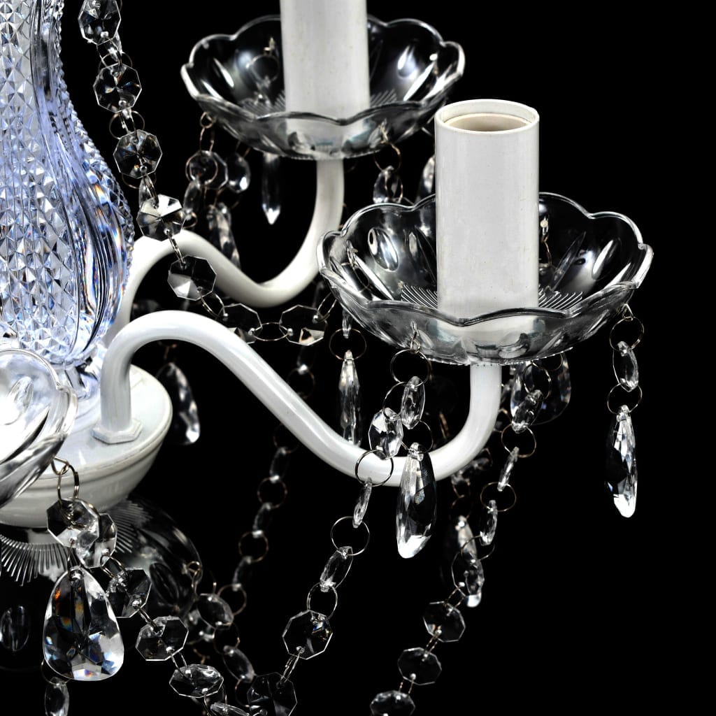 vidaXL Chandelier 5 Bulbs Transparent | SKU: 240309 | Barcode: 8718475842217