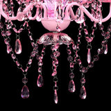 vidaXL Pink Crystal Light 5 Bulb | SKU: 240310 | Barcode: 8718475842224