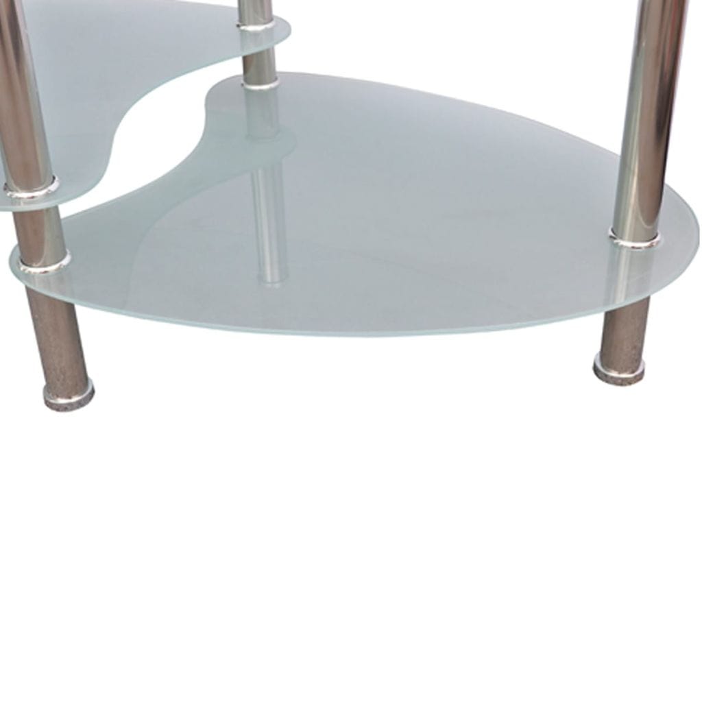vidaXL Coffee Table With Exclusive Design White | SKU: 240508 | Barcode: 8718475851318