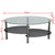 vidaXL Coffee Table With Exclusive Design Black | SKU: 240509 | Barcode: 8718475851325