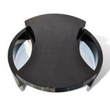vidaXL Coffee Table Shape-Adjustable High Gloss Black | SKU: 240425 | Barcode: 8718475851950
