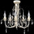 vidaXL Crystal Pendant Ceiling Lamp Chandelier Elegant 5 Bulb Sockets | SKU: 240687 | Barcode: 8718475862260
