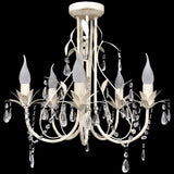vidaXL Crystal Pendant Ceiling Lamp Chandelier Elegant 5 Bulb Sockets | SKU: 240687 | Barcode: 8718475862260