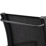 vidaXL 2 Seater Garden Bench 131 cm Steel And Textilene Black | SKU: 40838 | Barcode: 8718475869375
