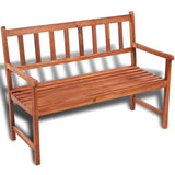 vidaXL Garden Bench 120 cm Solid Acacia Wood | SKU: 41448 | Barcode: 8718475908616
