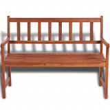 vidaXL Garden Bench 120 cm Solid Acacia Wood | SKU: 41448 | Barcode: 8718475908616