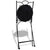 vidaXL Folding Bistro Chairs 2 pcs Ceramic Black And White | SKU: 41533 | Barcode: 8718475910930