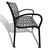 vidaXL Garden Bench 125 cm Steel And WPC Black | SKU: 41556 | Barcode: 8718475911319