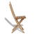 vidaXL Foldable Outdoor Chairs Bamboo 4 pcs | SKU: 271715 | Barcode: 8718475923558