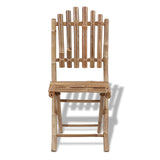 vidaXL Foldable Outdoor Chairs Bamboo 4 pcs | SKU: 271715 | Barcode: 8718475923558