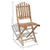 vidaXL Foldable Outdoor Chairs Bamboo 4 pcs | SKU: 271715 | Barcode: 8718475923558