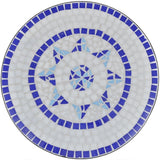 Table From VidaXL 3 Piece Bistro Set Ceramic Tile Blue And White | SKU: 271771 | UPC: 8718475925248