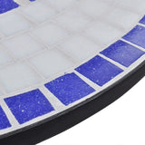 VidaXL 3 Piece Bistro Set Ceramic Tile Blue And White | SKU: 271771 | UPC: 8718475925248
