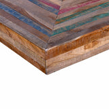 vidaXL Coffee Table With V-shaped Legs Reclaimed Teak Wood | SKU: 241712 | Barcode: 8718475931225