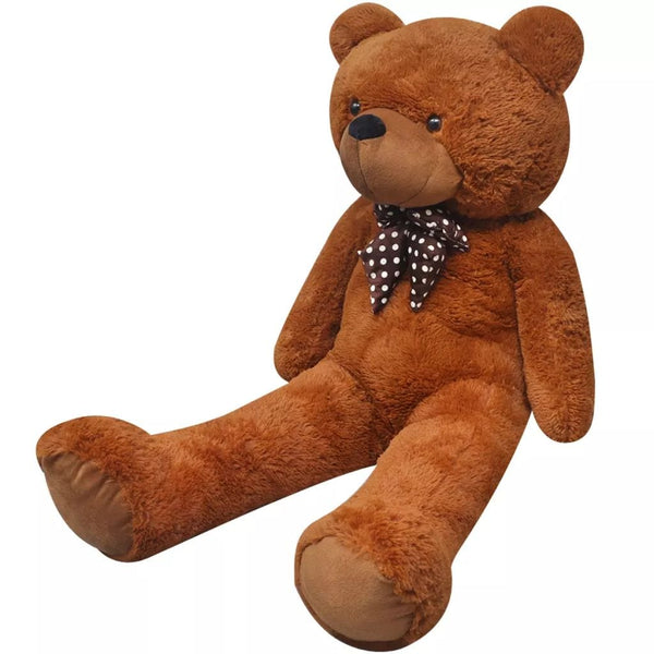 vidaXL XXL Soft Plush Teddy Bear Toy Brown 160 cm  | SKU: 80100 | Barcode: 8718475935780