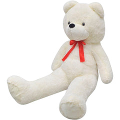 vidaXL XXL Soft Plush Teddy Bear Toy White 160 cm  | SKU: 80101 | Barcode: 8718475935797