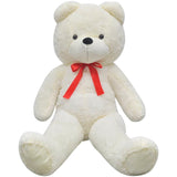 vidaXL XXL Soft Plush Teddy Bear Toy White 160 cm  | SKU: 80101 | Barcode: 8718475935797