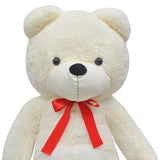 vidaXL XXL Soft Plush Teddy Bear Toy White 160 cm  | SKU: 80101 | Barcode: 8718475935797