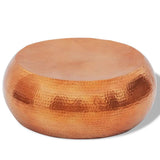 vidaXL Hammered Aluminium Coffee Table Brass/Copper Colour | SKU: 242323 | Barcode: 8718475950882
