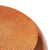 vidaXL Hammered Aluminium Coffee Table Brass/Copper Colour | SKU: 242323 | Barcode: 8718475950882