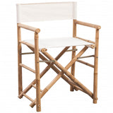 vidaXL Folding Director's Chair 2 pcs Bamboo And Canvas | SKU: 41895 | Barcode: 8718475965367