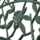 vidaXL Garden Bench 100 cm Cast Aluminium Green | SKU: 42166 | Barcode: 8718475973072