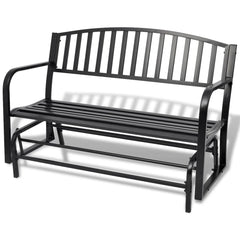vidaXL Swing Bench Black Steel | SKU: 42170 | Barcode: 8718475973119