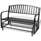 vidaXL Swing Bench Black Steel | SKU: 42170 | Barcode: 8718475973119