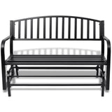 vidaXL Swing Bench Black Steel | SKU: 42170 | Barcode: 8718475973119