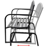 vidaXL Swing Bench Black Steel | SKU: 42170 | Barcode: 8718475973119
